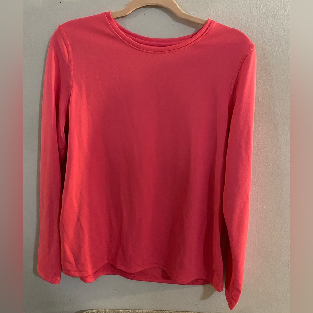 Pink long sleeve top
